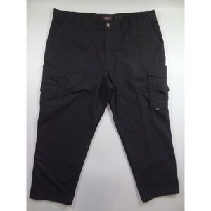 Tru Spec Tactical Cargo Pants Men 44x29 Black Ripstop Utility Workwear Tag 44x30